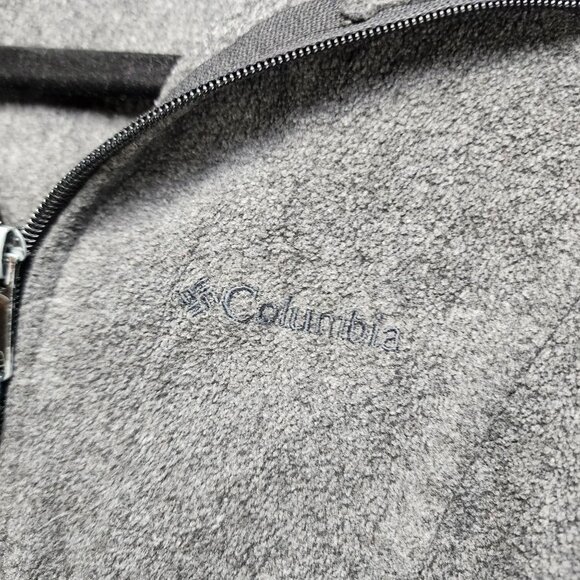 Columbia Jacket Womens Small Gray Polyester Fleece Zip Windbreaker Gorpcore - Picture 2 of 9